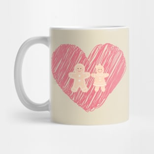 Cute Couple of Gingerbread Mug